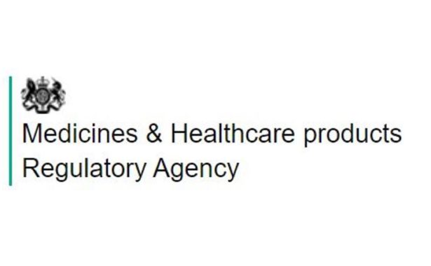 Medicines & Healthcare products Regulatory Agency logo.