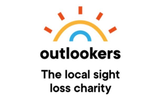 Outlookers logo - The local sight loss charity.