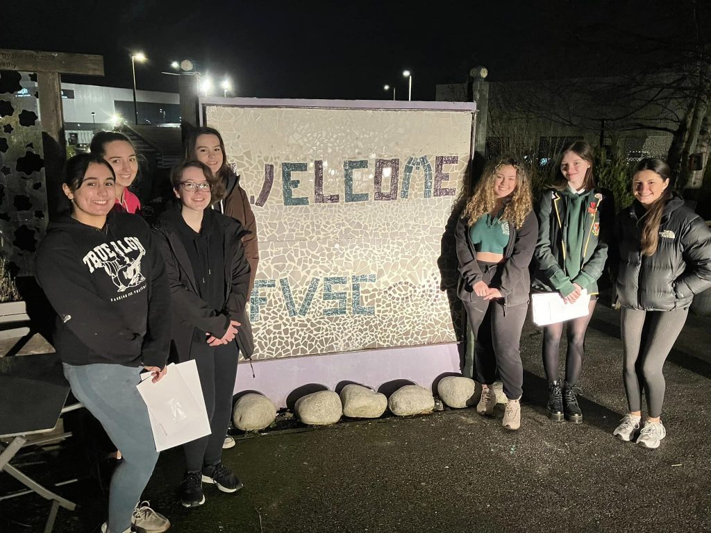 Kind-hearted young people create mosaic sensory sign for charity ...